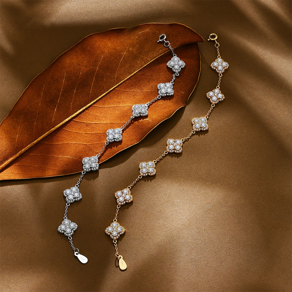 "Die Hochzeit", Moissanite Diamant Armband