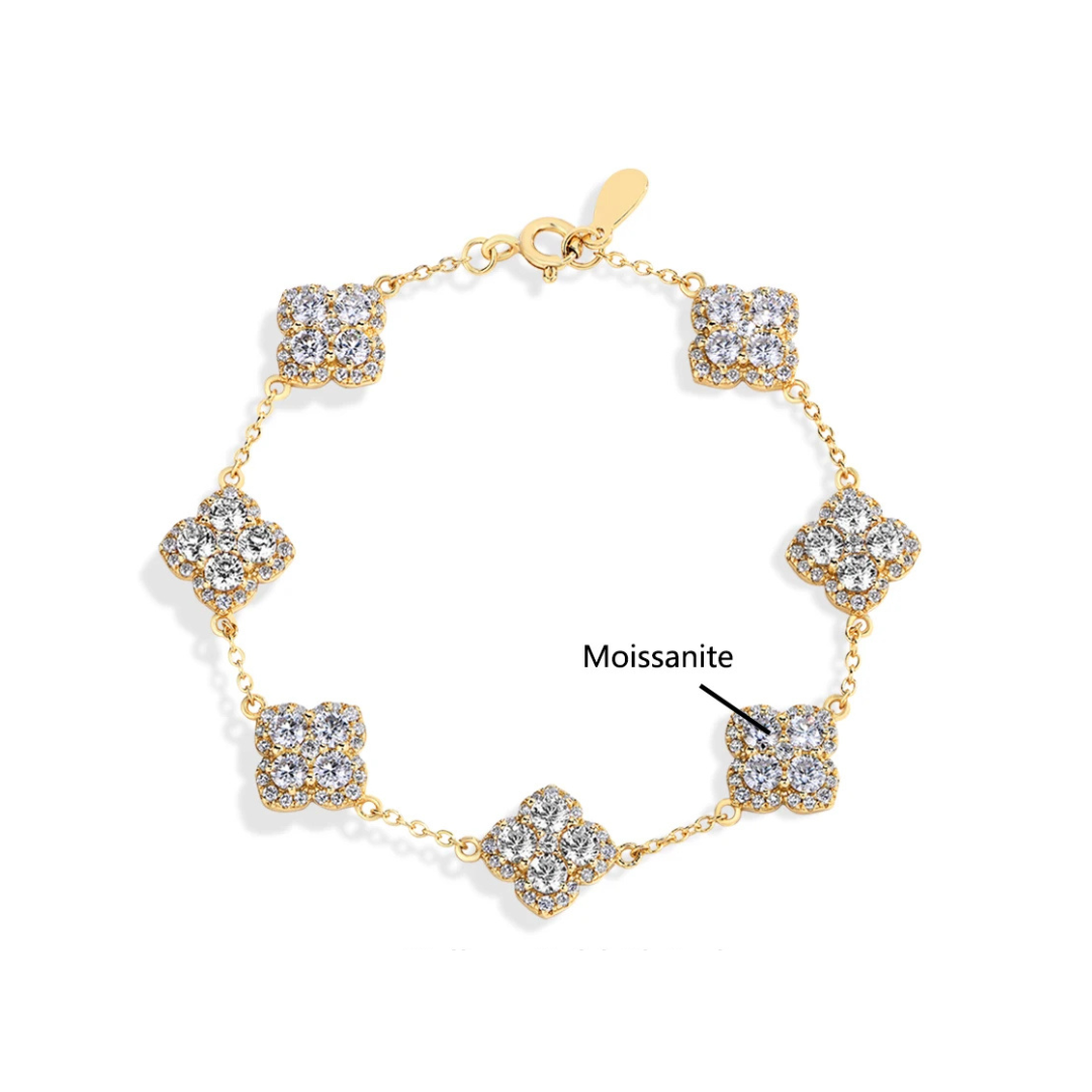 "Die Hochzeit", Moissanite Diamant Armband